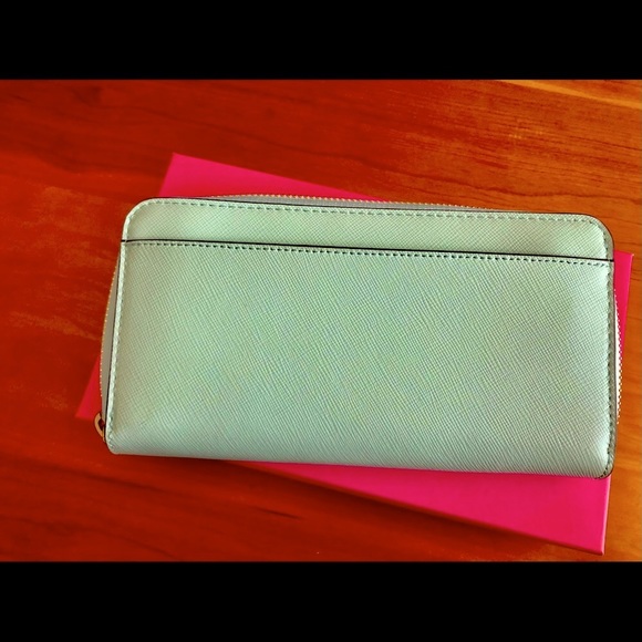 NWOT Kate Spade mint continental zip wallet - Picture 2 of 7